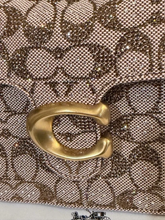 Coach Crystal Tabby w/Mushroom Leather - Picture 3 of 12